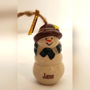 Jane Christmas Ornament Snowman